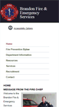 Mobile Screenshot of brandonfire.ca
